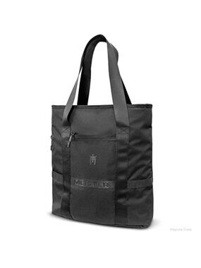 Waterproof Poly Blend Commuter Tote with Shoe Locker & Laptop Sleeve